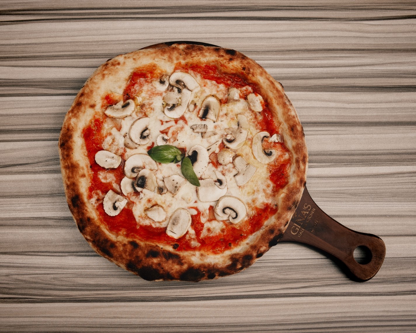 The dining room at Gina's